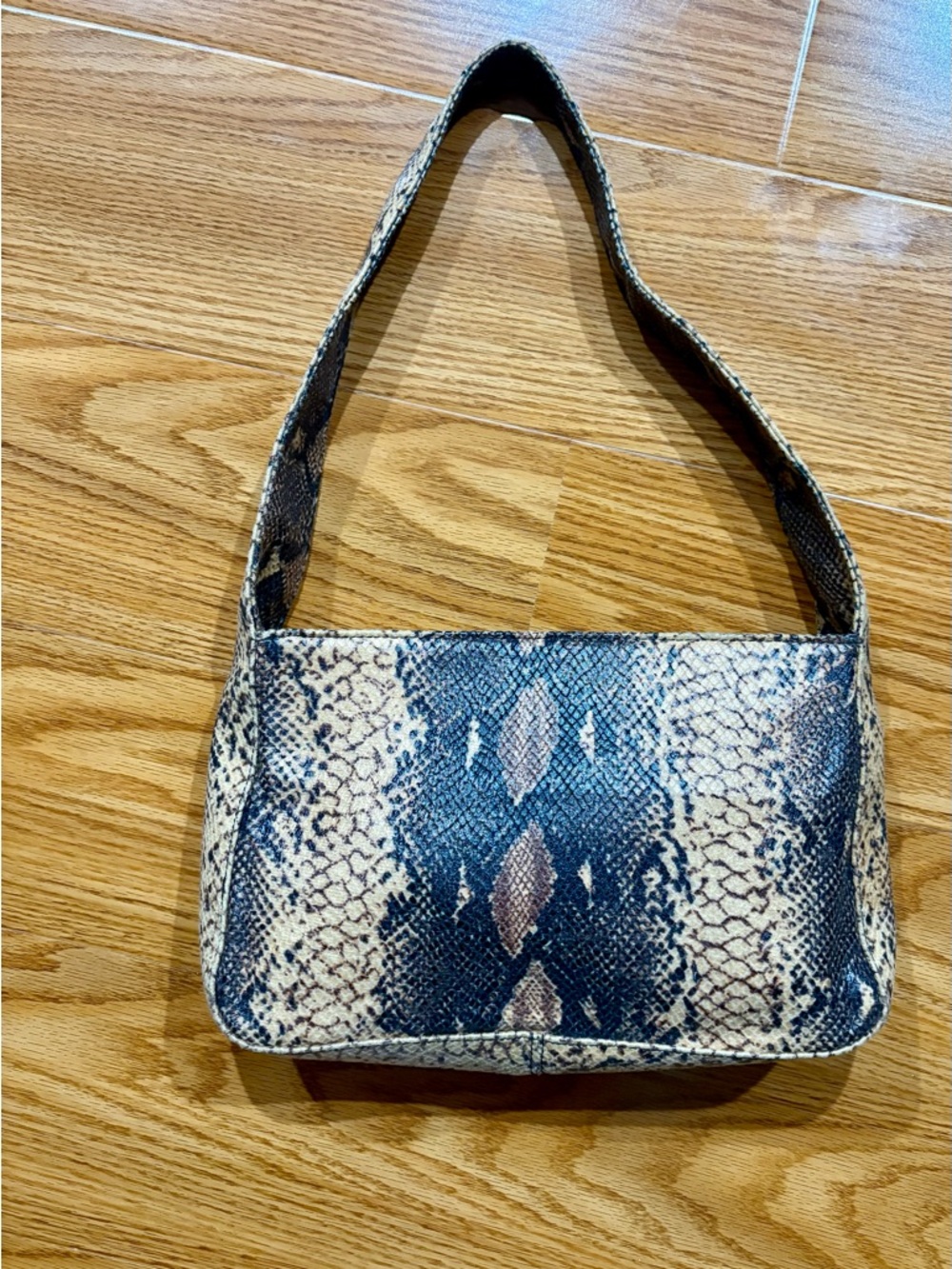 Arden B. Snake Print Shoulder Bag